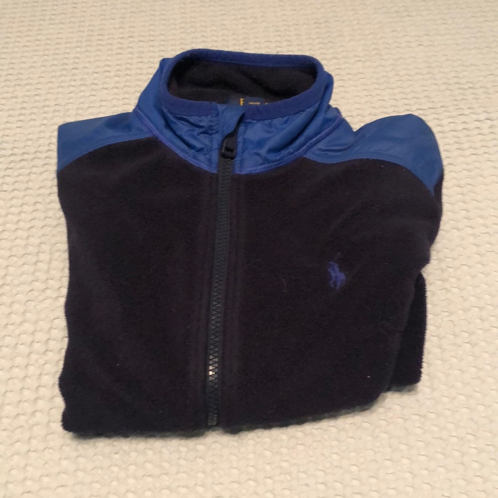 Boys Polo gently used fleece jacket